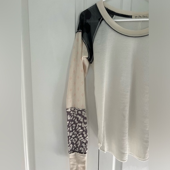 Free People Bright Side Thermal Top Snow Size Small - Picture 9 of 16